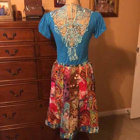 Fashion Fuse multi-color boho skirt, free size. - Picture 2 of 8